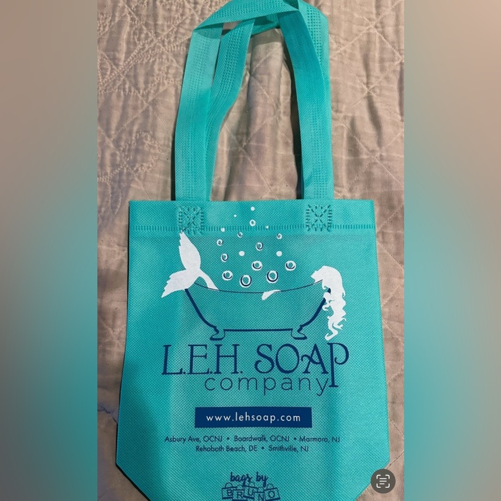 Teal LEH Soap Company Tote Bag- NEW!
